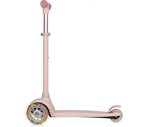 Hulajnoga Lionelo Jessy Pink Rose / Trójkołowa / 4 wysokości kierownicy / Koła LED / do 50 kg