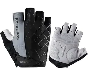 Rękawiczki rowerowe Rockbros S109 szare / rozmiar M