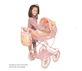 DECUEVAS 80070 Składany wózek dla lalek Honey 2026 / 81 cm / z torbą / składany / od 3 lat