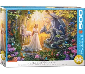 EUROGRAPHICS Puzzle Księżniczka Ogród XL / 500 elementów / 68 x 48 cm
