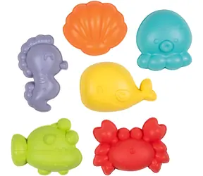 Zestaw do piasku GOKI 6 szt. / Zabawki do piasku / plastik ekologiczny