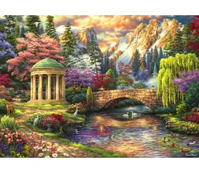 GRAFIKA Puzzle Spokój Ogrodu / 500 elementów / 47,8 × 34,2 cm