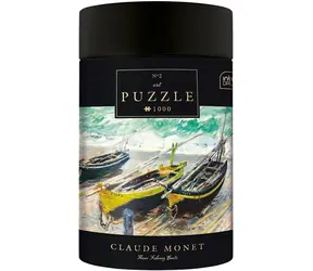 INTERDRUK Puzzle Art 2: Trzy łodzie rybackie / 1000 elementów / 67 x 48 cm