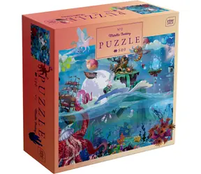 INTERDRUK Puzzle Metallic Fantasy: Kraina Czarów / 500 elementów / 47 × 33 cm
