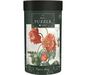 INTERDRUK Puzzle Botanic: Mak / 1000 elementów / format 48 × 67 cm