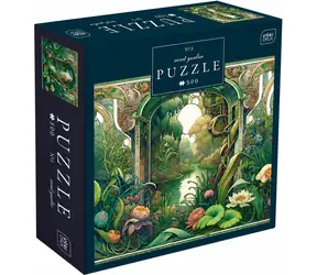 INTERDRUK Puzzle Tajemniczy ogród: Zapomniany ogród / 500 elementów / 47 x 33 cm