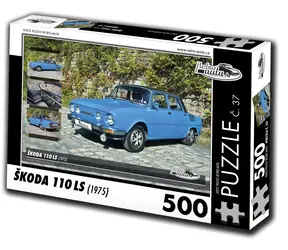 RETRO-CARS Puzzle Škoda 110 LS (1975), nr 37 / 500 części / 48 × 36 cm