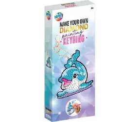 Wisiorek z delfinem do malowania diamentami MOXY / Zestaw kreatywny z kryształkami / od 6 lat