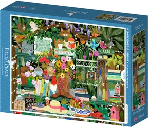 Puzzle Pieces & Peace Biblioteka Ogrodnika / 1500 elementów / 85 x 61 cm