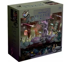 INTERDRUK Puzzle Metallic Fantasy: Ekspedycja Kosmiczna / 500 elementów / format 47 × 33 cm