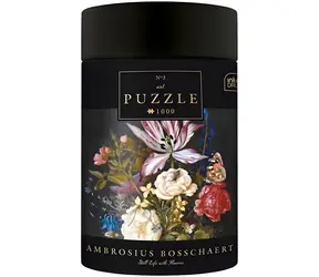 INTERDRUK Puzzle Art 3: Martwa natura z kwiatami / 1000 elementów / 48 x 67 cm