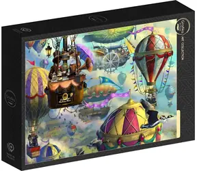GRAFIKA Kolekcja puzzli artystycznych: Wyścig dużych balonów / 1000 elementów / 69 × 47,8 cm