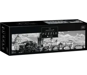 INTERDRUK Puzzle panoramiczne Praga / 1000 elementów / 96 × 32 cm