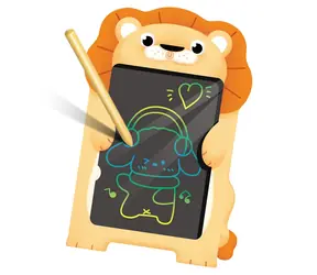 Tablet graficzny LCD dla dzieci 2KIDS TOYS Lew / od 3 lat / czarny, brązowy / zasilany bateryjnie