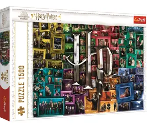 Puzzle Trefl Harry Potter: Świat Harry'ego Pottera / 1500 elementów / 85 x 58 cm / 14+