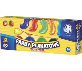 Farby temperowe ASTRA 10x20 ml / od 3 lat