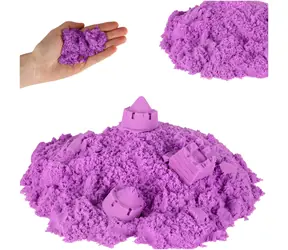 KIK Piasek kinetyczny fioletowy 1kg / od 3 lat