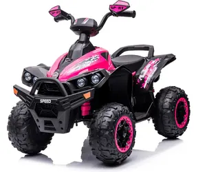 CHIPOLINO Pojazd elektryczny Quad ATV Speed Pink / Silnik 2×35 W / 2,2-4,3 km/h / Akumulator litowo- ION 10,8 V/5 Ah