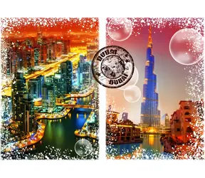 GRAFIKA Puzzle dookoła świata: Dubaj / 1000 elementów / 69 x 47,8 cm
