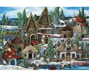 ALIPSON Puzzle Świąteczny Elf / 1000 elementów / 69 x 47,8 cm