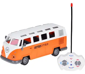 JOKOMISIADA RC Retro Bus / Zdalne sterowanie / Światła przednie i tylne / Jazda do przodu, do tyłu, skręt