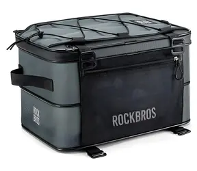 Rockbros A30 ROAD TO SKY szara / Torba rowerowa / Na bagażnik / Składana / 15-30 l