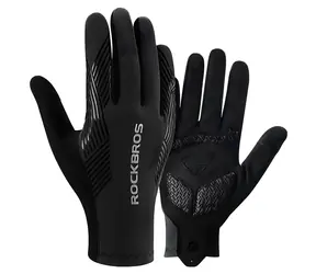 Rękawiczki rowerowe Rockbros czarne / Rękawiczki rowerowe / z pełnymi palcami / rozmiar XL