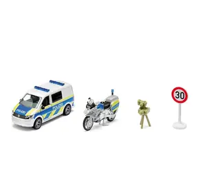 Siku Super - Samochód policyjny VW T6 z motocyklem BMW / od 3 lat