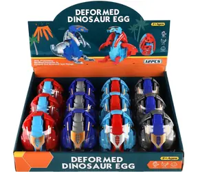 MIŚKI Jajko składane Dinozaur i robot / 1 szt. / mix kolorów