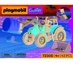 Playmobil Country 72305 Duży traktor z belami siana / Zestaw konstrukcyjny
