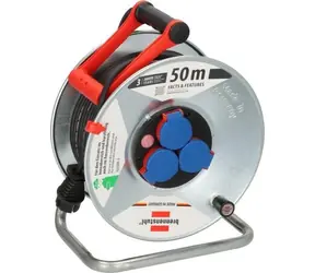 Brennenstuhl Garant S czarny / bęben kablowy / 50 m / IP44 / 3x gniazdo 230 V