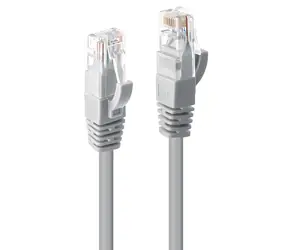 Lindy Kabel krosowy Cat6 U/UTP szary 0,3 m / Kabel krosowy / CAT6 / U/UTP / RJ-45