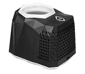 Iceberg Thermal IceFLOE Aurora czarna / Termoelektryczna chłodziarka do puszek / 0,355 l / USB/AC / 27 W / Podświetlenie LED