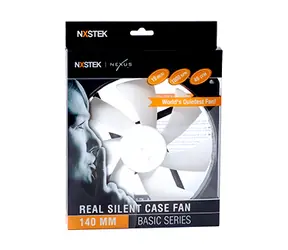 NEXUS Real Silent 140 czarno-biały / Wentylator / 140 mm / 1000 obr./min / 3-pinowy