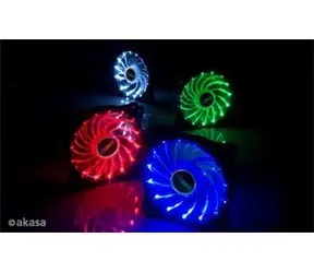 Akasa Vegas AK-FN091-WH biały / Wentylator / 120 mm / LED