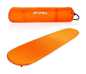 Spokey RAMBLER Samopompująca mata do spania pomarańczowa / 180 x 50 x 3 cm / R- Value 3.6