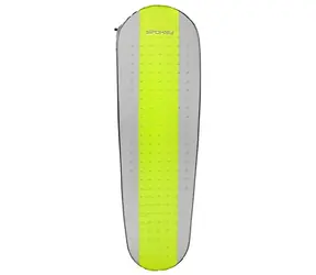 Spokey AIR MAT szaro-zielony / Mata samopompująca / 185 x 55 x 3 cm / R- Value 3