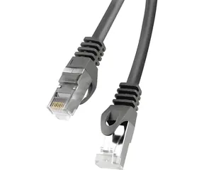 Lanberg CAT6 FTP 0,25 m czarny / kabel krosowy / RJ45-RJ45 / Fluke Passed