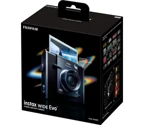 Fujifilm INSTAX WIDE Evo czarny / Aparat natychmiastowy / CMOS / Bluetooth 5.1