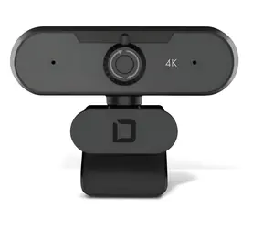 Dicota Webcam PRO PLUS 4K czarny / Kamera internetowa / 4K / USB-C / mikrofon / autofokus