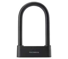 Rockbros 32210818001 SMART czarny / Blokada rowerowa / odcisk palca / Bluetooth