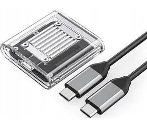 Obudowa zewnętrzna Orico TC20-M2-10G na dysk SSD M.2 NVMe przezroczysta / 10 Gb/s / USB-C 3.2