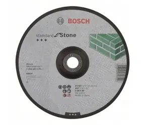 Tarcza tnąca do kamienia BOSCH 230x3 mm / Tarcza tnąca / Kamień / Średnica 230 mm / Grubość 3 mm
