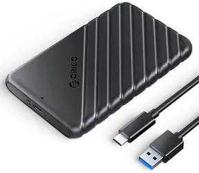 Orico 25PW1-C3-BK-EP czarny / Pudełko na dysk twardy/dysk SSD 2.5" / SATA III / USB-C / 6 Gbit/s