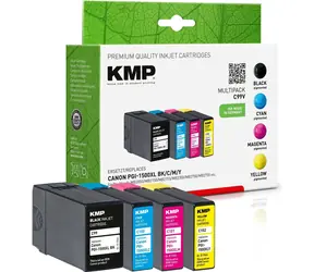 KMP PGI-1500XL kompatybilny multipack BK+C+M+Y / Cartridge / for Canon Maxify MB2050, MB2300, MB2350