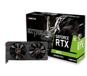 Biostar GeForce RTX 3070 8GB / Karta graficzna / 1550 MHz / 8GB GDDR6 / 256-bit / 1x HDMI + 3x DP