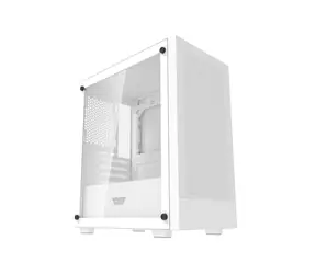 Darkflash M305 biała / Obudowa komputera / Micro-ATX / szkło hartowane / bez wentylatora / USB 3.0