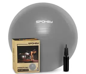 Spokey FITBALL szara / Piłka gimnastyczna / 55 cm