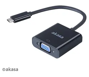Akasa AK-CBCA03-15BK black / USB-C - VGA adapter