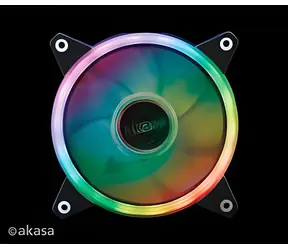 Akasa AK-FN098 Vegas R7 / wentylator RGB 120 mm / sterowanie płytą główną